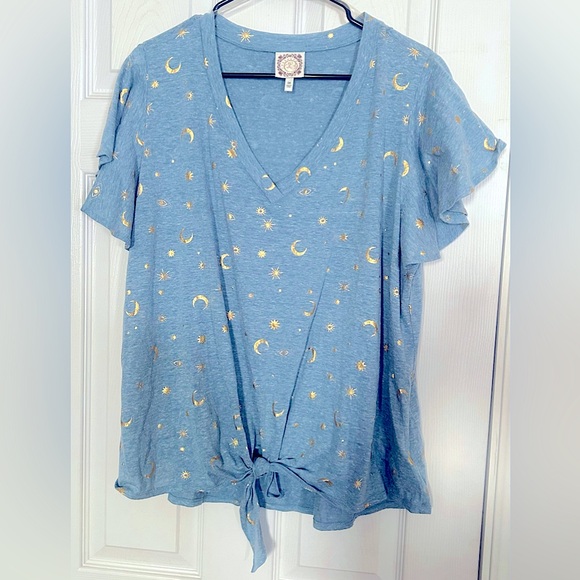 Truself organic Tops - TruSelf Blue Starry Night Women's Top 3X